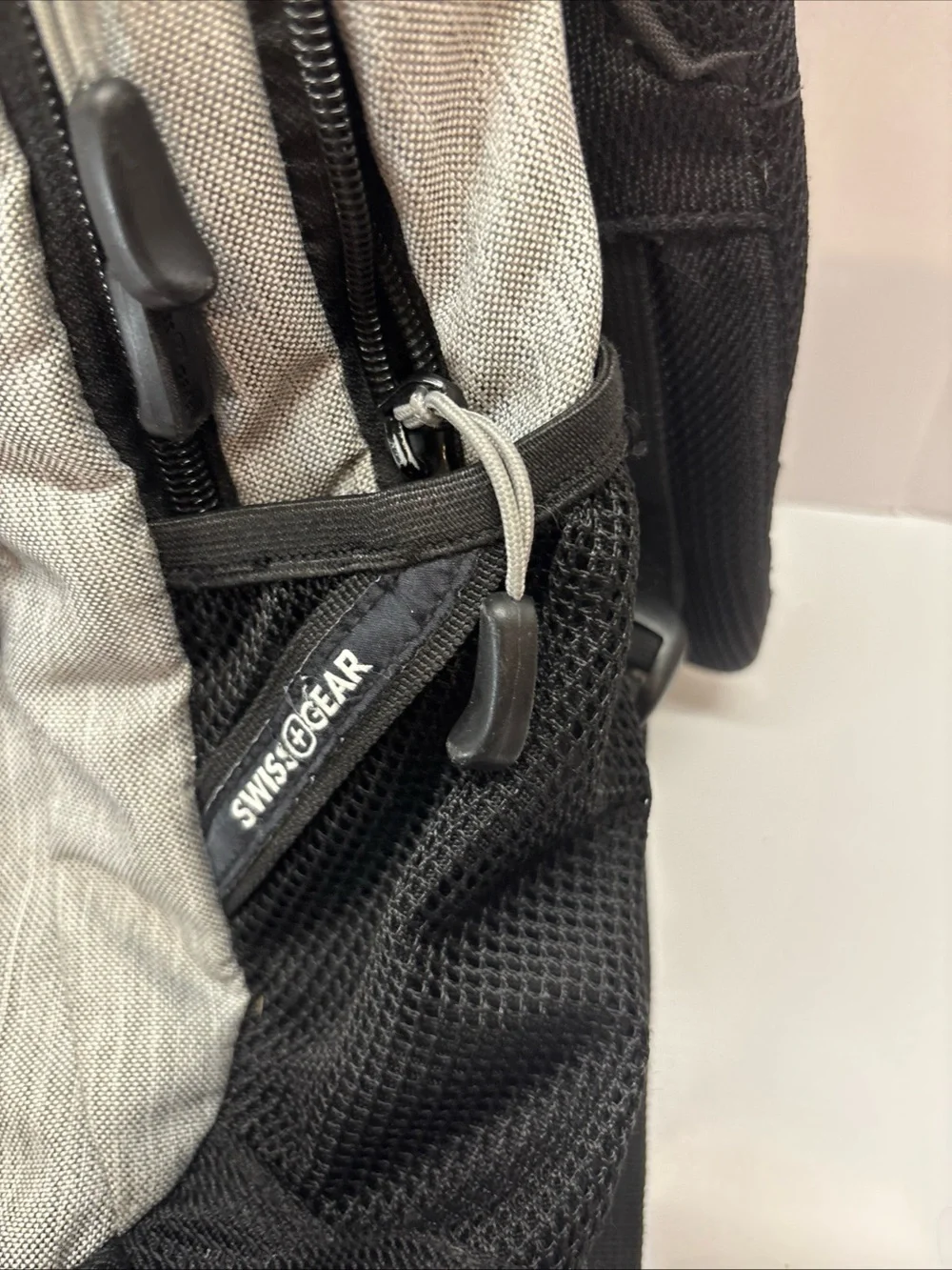SwissGear Gray and Black unisex Backpack - Tech-Friendly Travel or School